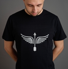 Arrow Angel Unisex Black L